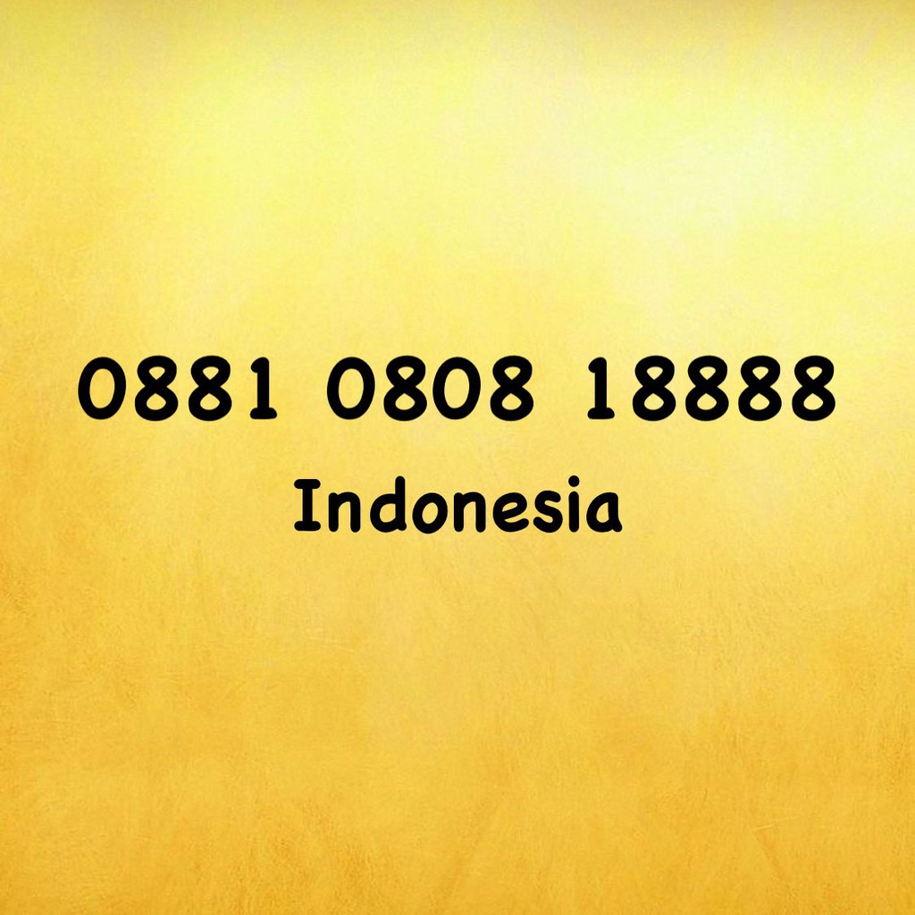 Nomor Cantik Smartfren - Smart Kuartet A - 8888 - 0881 0808 18888