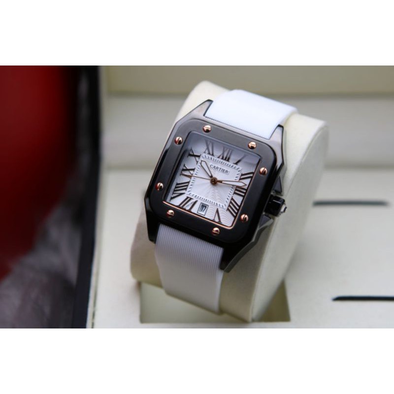 JAM TANGAN CARTIER RUBBER PREMIUM QUALITY
