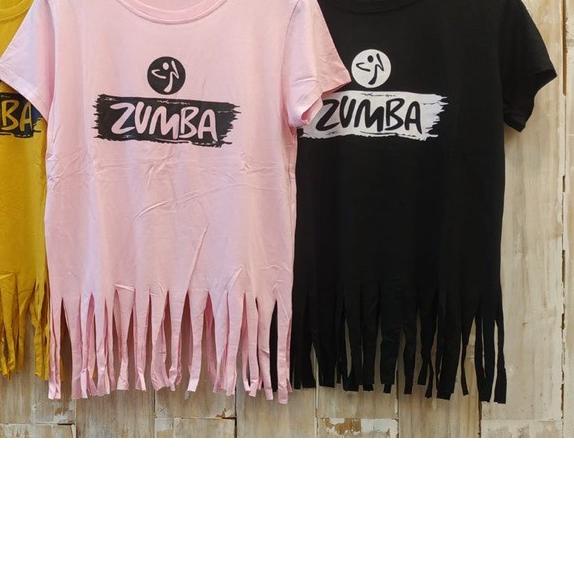 ♀ Atasan Baju Senam Zumba Lgo Dash Rumbai New ✰