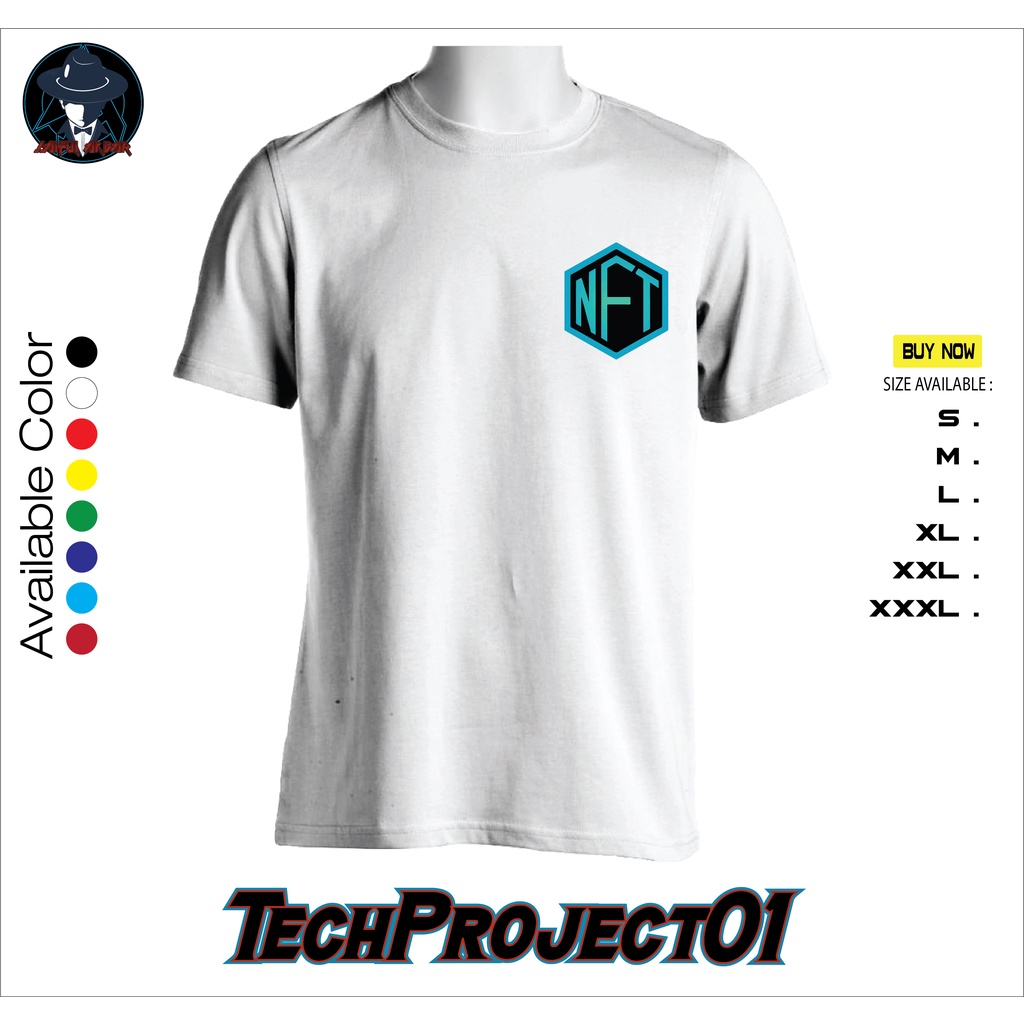 New Tshirt Kaos NFT Crypto Art Opense io Best Quality