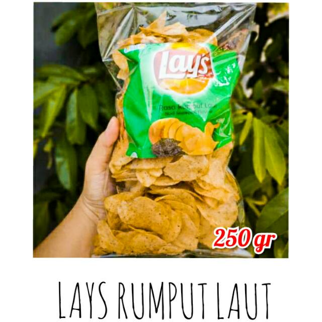 

Lays Kiloan Rasa Rumput Laut | Snack Kiloan Cemilan Murah Origina Repack Makanan Ringan / 250 gr