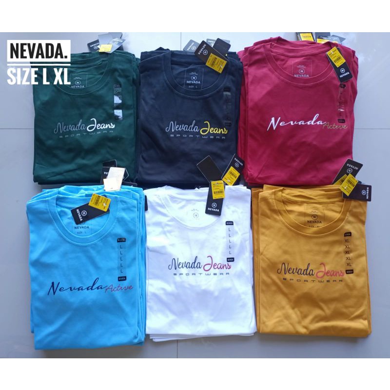 KAOS NEVADA | KAOS OBLONG NEVADA | KAOS OBLONG | NEVADA | KAOS COWOK