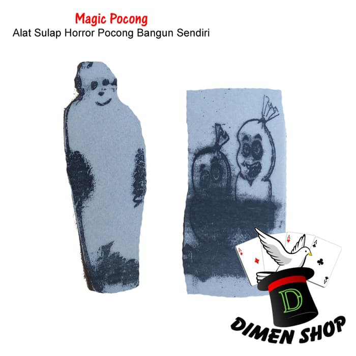 Magic Pocong | Alat Sulap | Mainan | Pocong Bangun | Magic| Dimen Shop