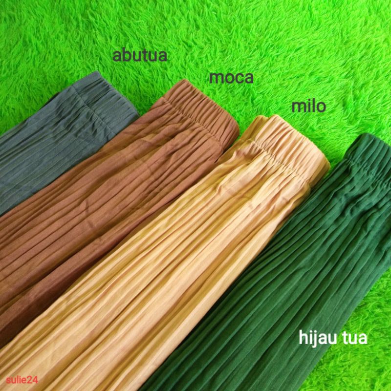 ROK plisket standard termurah /rok plisket lipat kecil/SALMAN