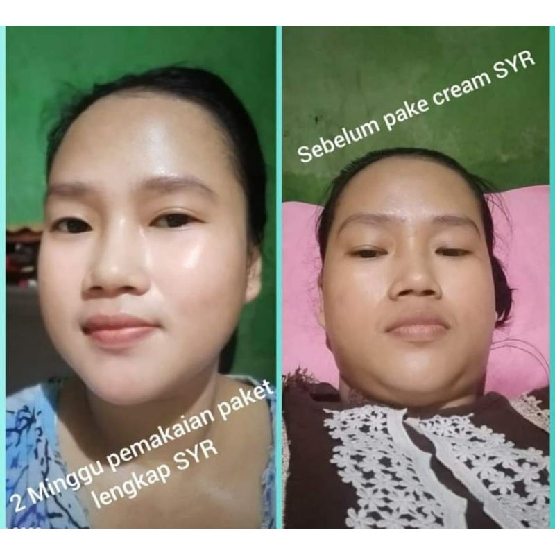 Bisa cod bpom skincare cream paket lengkap syahreni glowing set krim siang malam ori syahraeni syr-4
