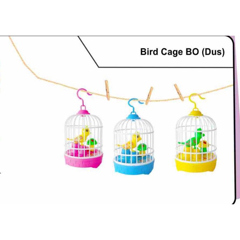 Mainan Edukasi Anak Burung Sangkar Musik kemasan dus