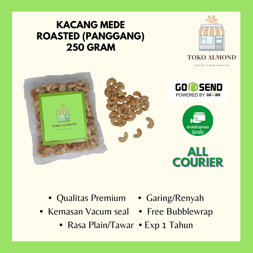 

Kacang Mede Panggang (Roasted) 250gr