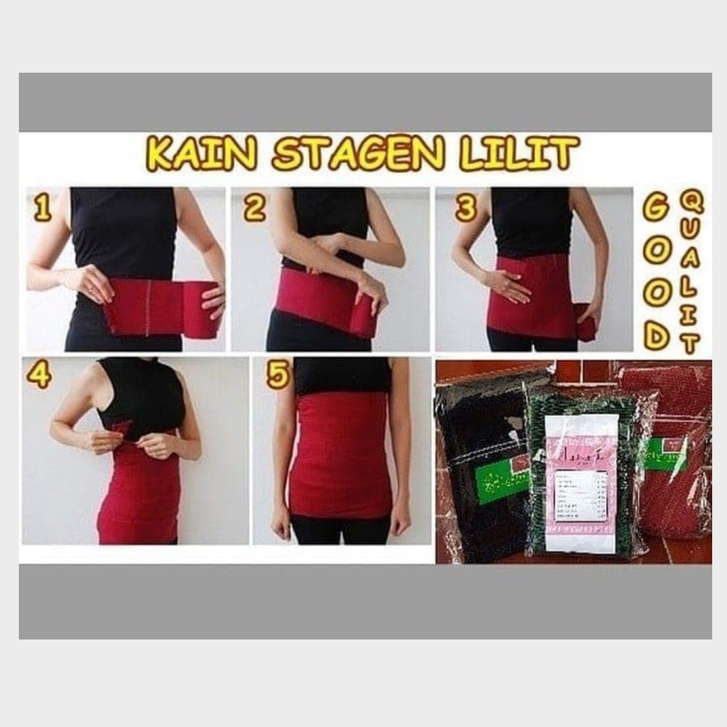 STAGEN IBU MELAHIRKAN / STAGEN JAWA STAGEN LILIT PELANGSING PERUT  5 METER / 10 METER LUSIANA E 890410