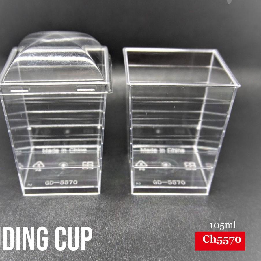 ♞ Cup Jelly CH-5570 Puding Mika Plastik isi 20 pcs ➧