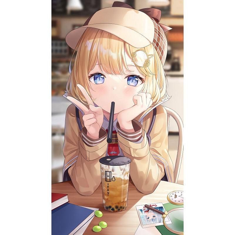 Poster Anime HOLOLIVE Watson Amelia full colour uk a3+ murah meriah istimewa kwalitas hd istimewa-6