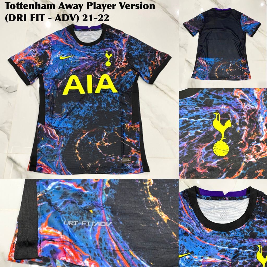 PLAYER ISSUE DRIFIT ADV - JERSEY BOLA SPURSS AWAY 2021-2022 + SPONSOR DADA VAPORKNIT HQ IMPORT