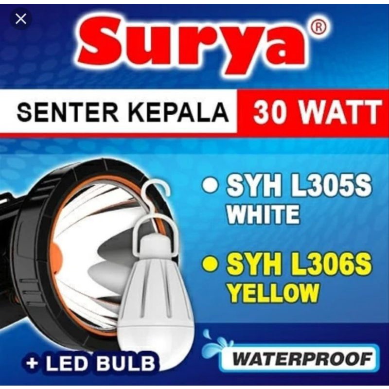 Senter Kepala Surya SYH L305S (30W)