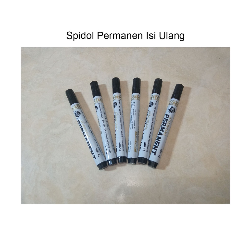 

Original Spidol Permanen Isi Ulang Refillable Marker