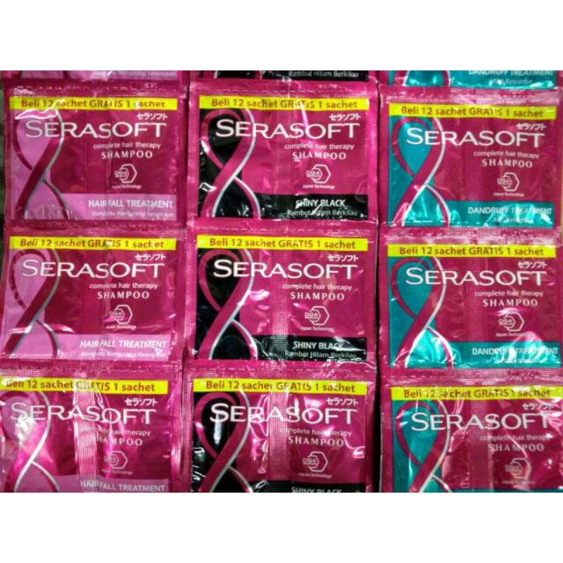 Serasoft Shampo Sachet Renceng 12x(2x5ml+5ml)