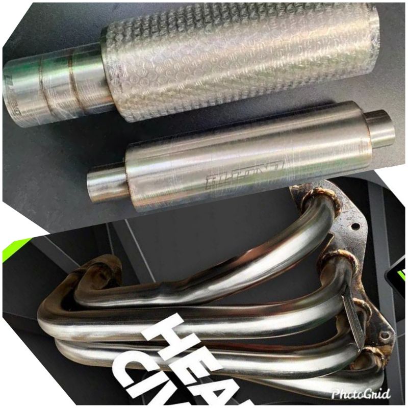 knalpot racing mobil merk alpino exhaust full sistem untuk Honda city