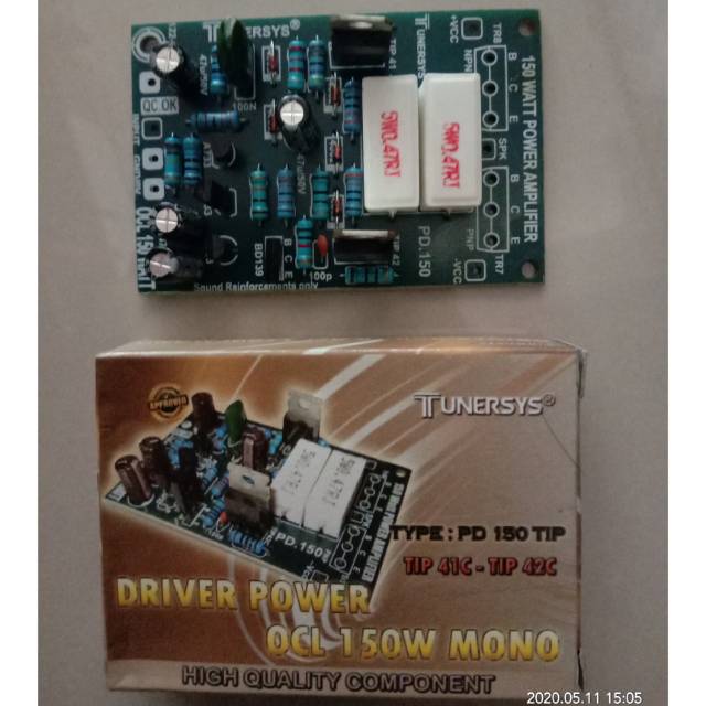 Driver OCL 150watt mono