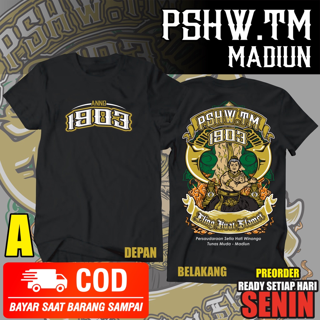 kaos pshw distro keren murah / kaos stk pencak silat / kaos sh winongo distro / distro murah sh wino