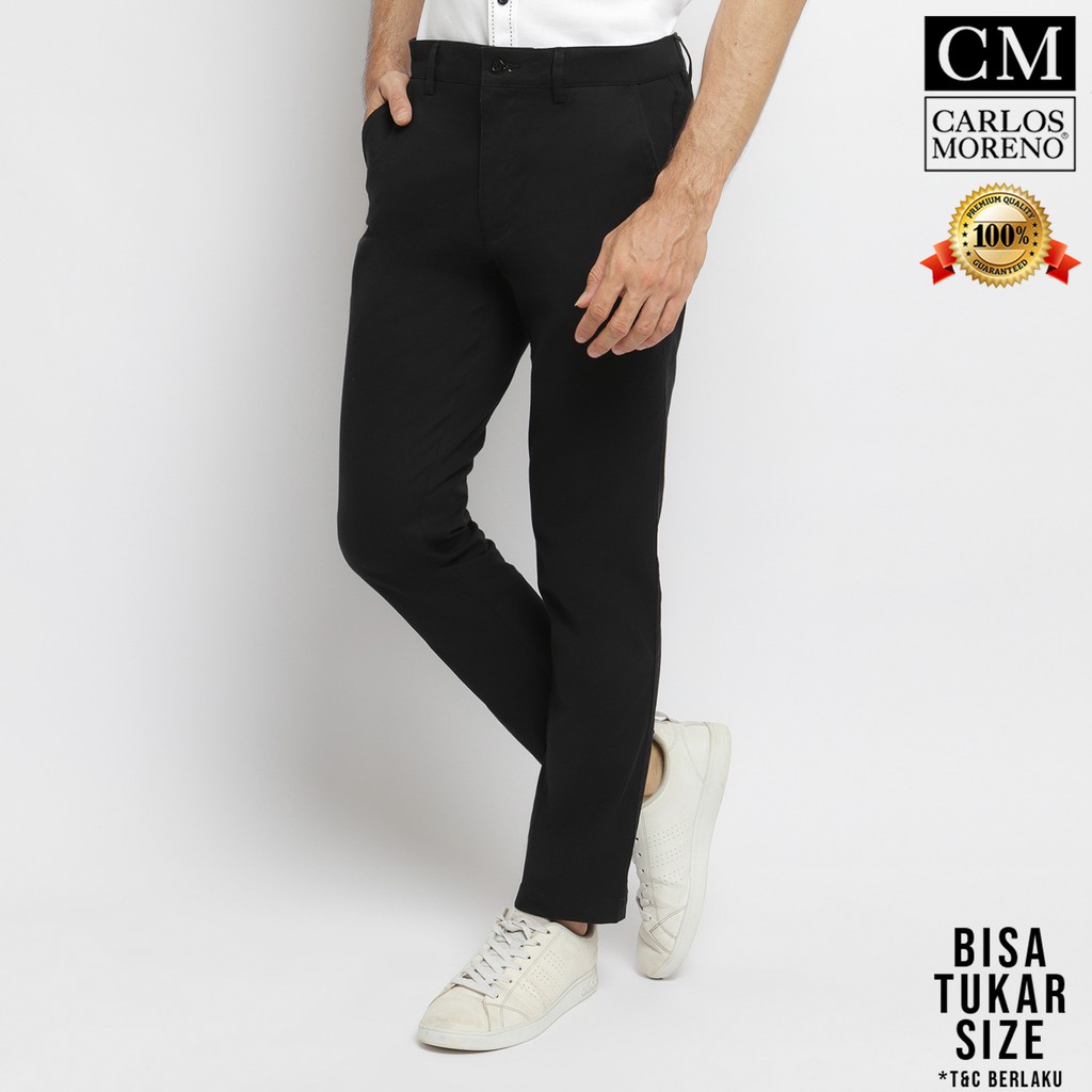 Carlos Moreno Celana Chinos SlimFit CHSF 86001 Hitam