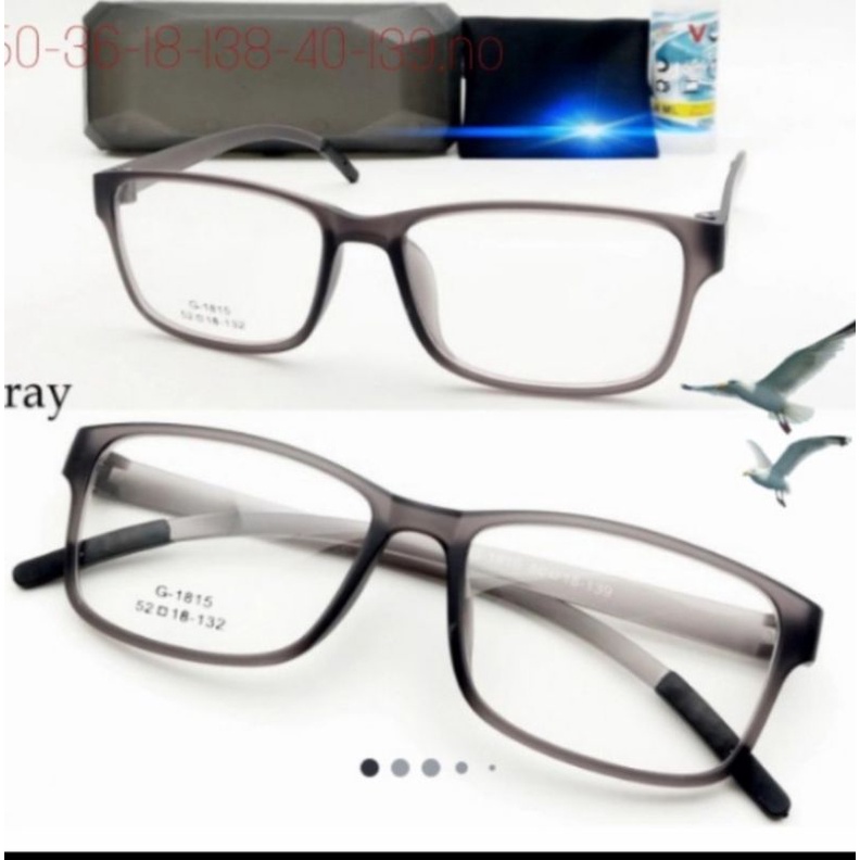 frame kacamata minus/frame kotak/ frame murah lentur