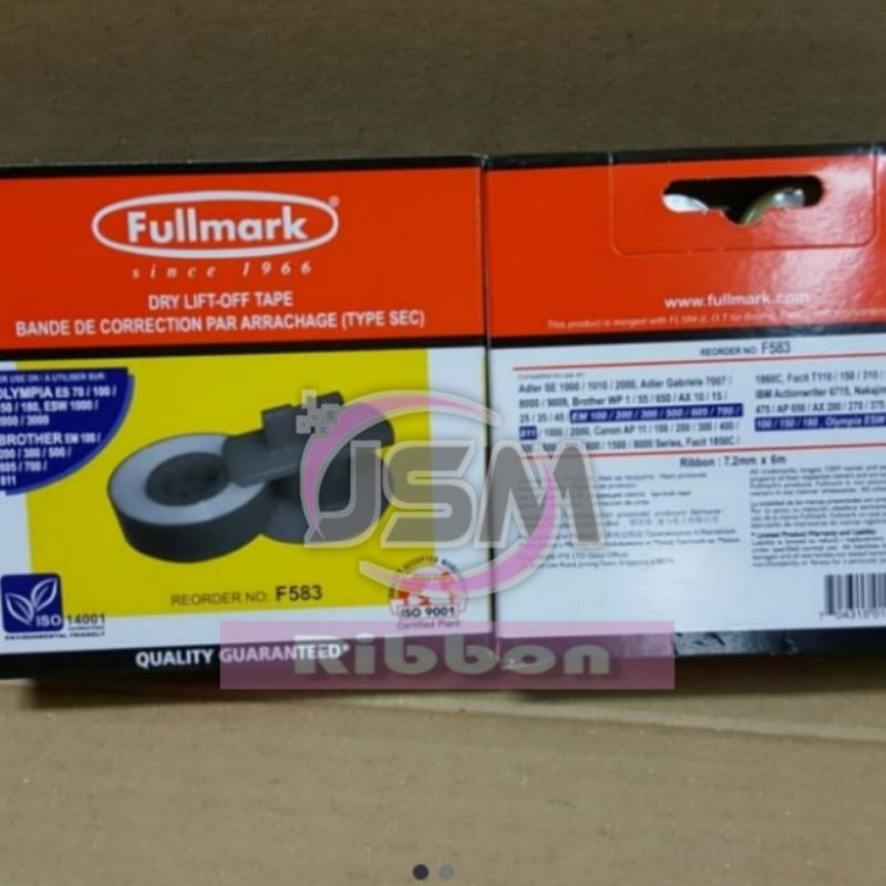 

Lift Off / Penghapus Brather GX 6750 Merk Fullmark 1 Kota Isi 6 Pcs