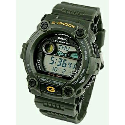 CASIO G - SHOCK / JAM TANGAN PRIA / HIJAU ARMY/ RESIN / G-7900-3 ORIGINAL DAN BERGARANSI