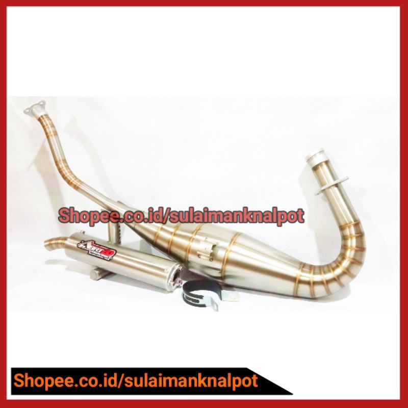 knalpot ABRT ninja RR SS R stainless 2T Cobra garing ngencring
