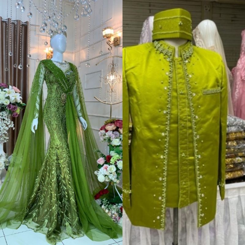 KEBAYA PENGANTEN / GAUN SLIM /KEBAYA/BAJU PESTA MASA KINI