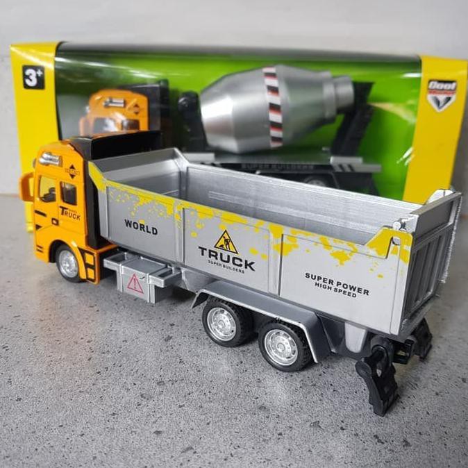 Grosir Diecast Mobil Dump Truk Pasir - Diecast Mainan Truk Molen