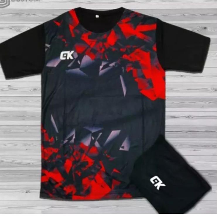 Kaos dan setelan baju bulutangkis wanita baju badminton cewek baju volly cewek baju olahraga atasan 