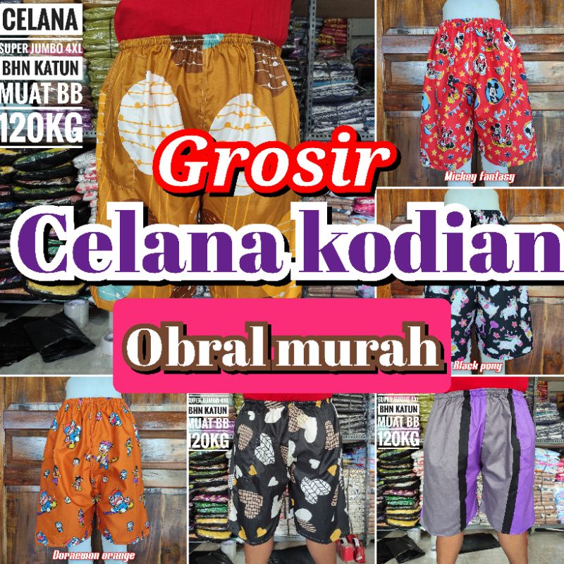 Celana Kodian/20pcs produsen celana grosir celana katun