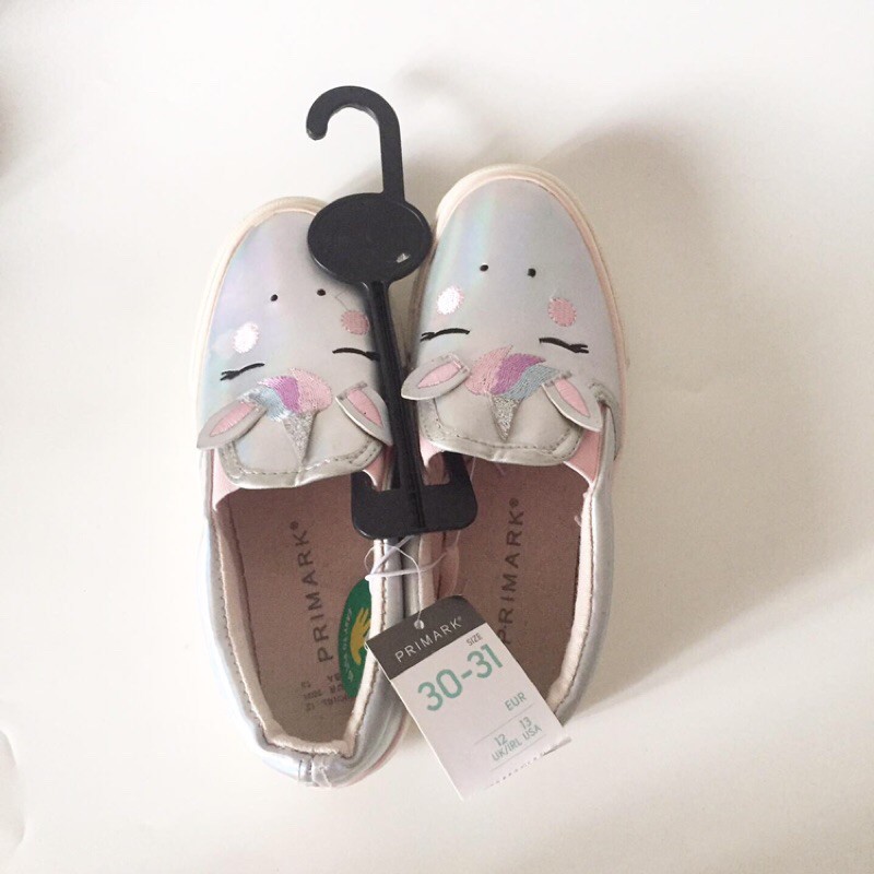 Sepatu Anak Unicorn Slip on Shoes Primark Size 30-31