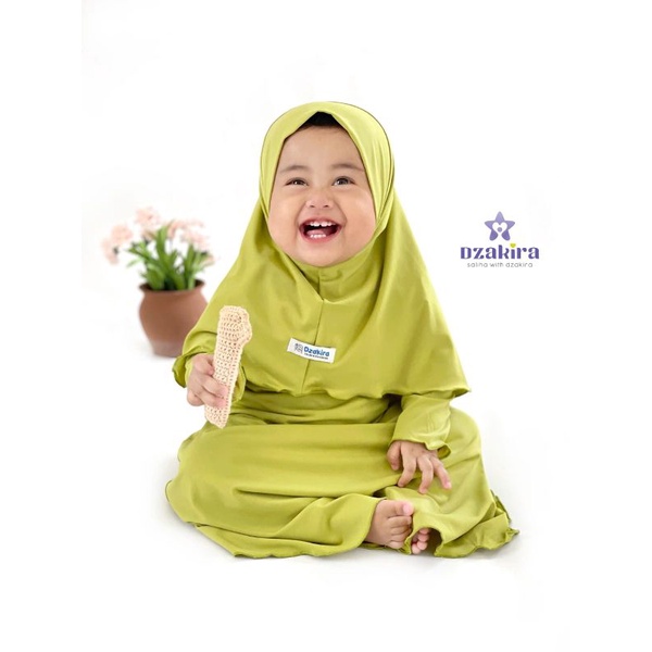 GAMIS BAYI LUCU KIA DAILY ORIGINAL BY DZAKIRA BAHAN JERSEY ITW PREMIUM WARNA  AVOCADO