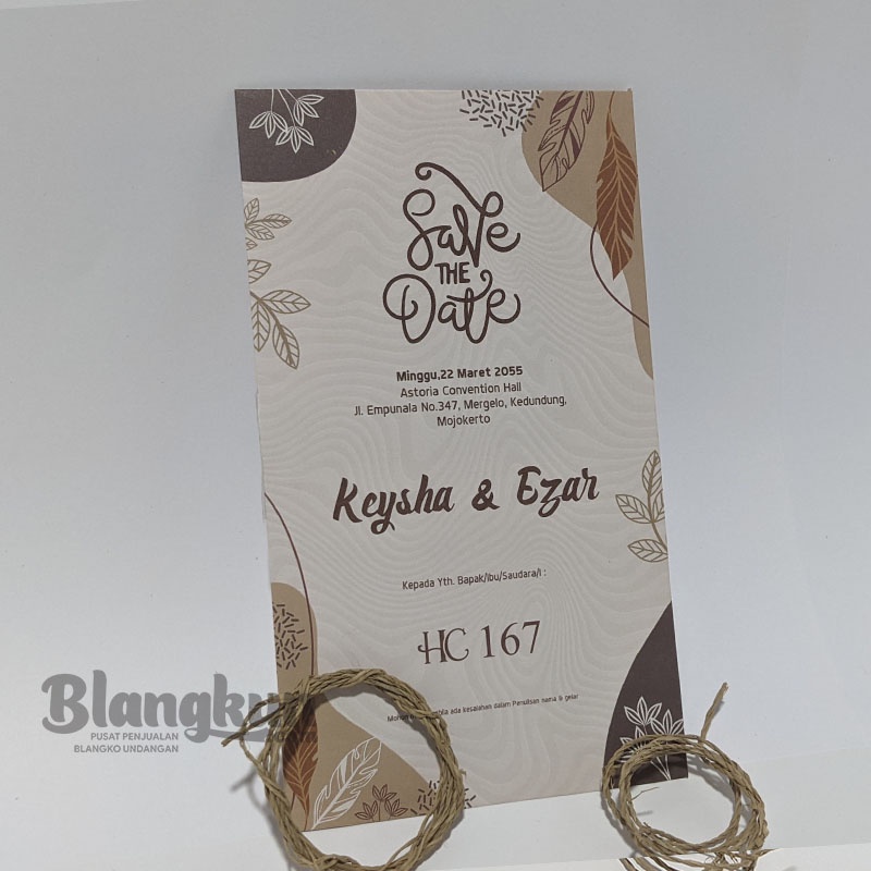 HC 167 Blangko Undangan