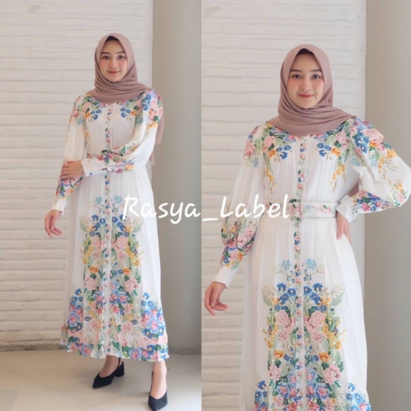 TESLA DRESS MAXI GLORY IMPORT BKK KS8000-1