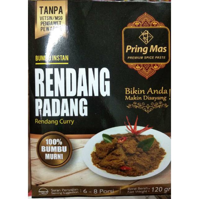 

Pring Mas Rendang Padang 120gr