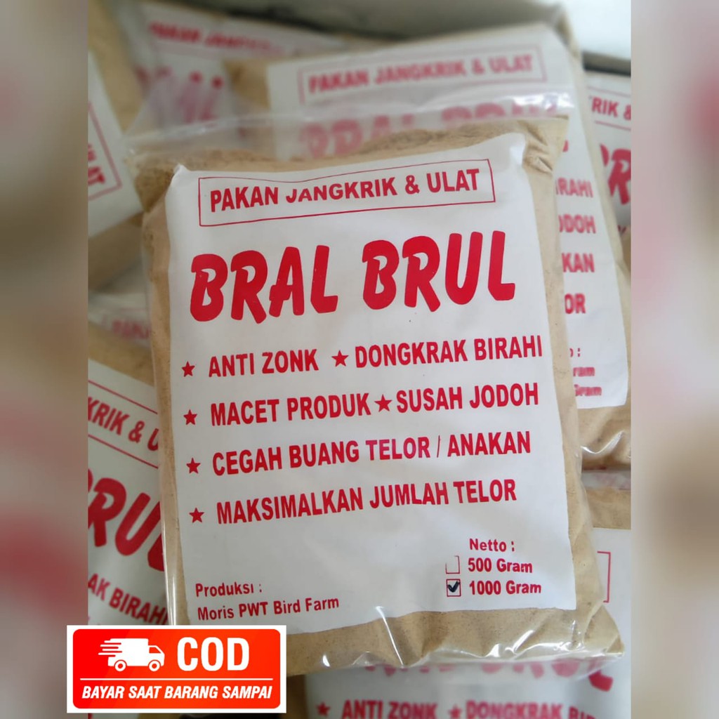 ANTI ZONK PAKAN JANGKRIK DAN ULAT BRAL BRUL UNTUK INDUKAN MURAI BATU PRODUK ORIGINAL
