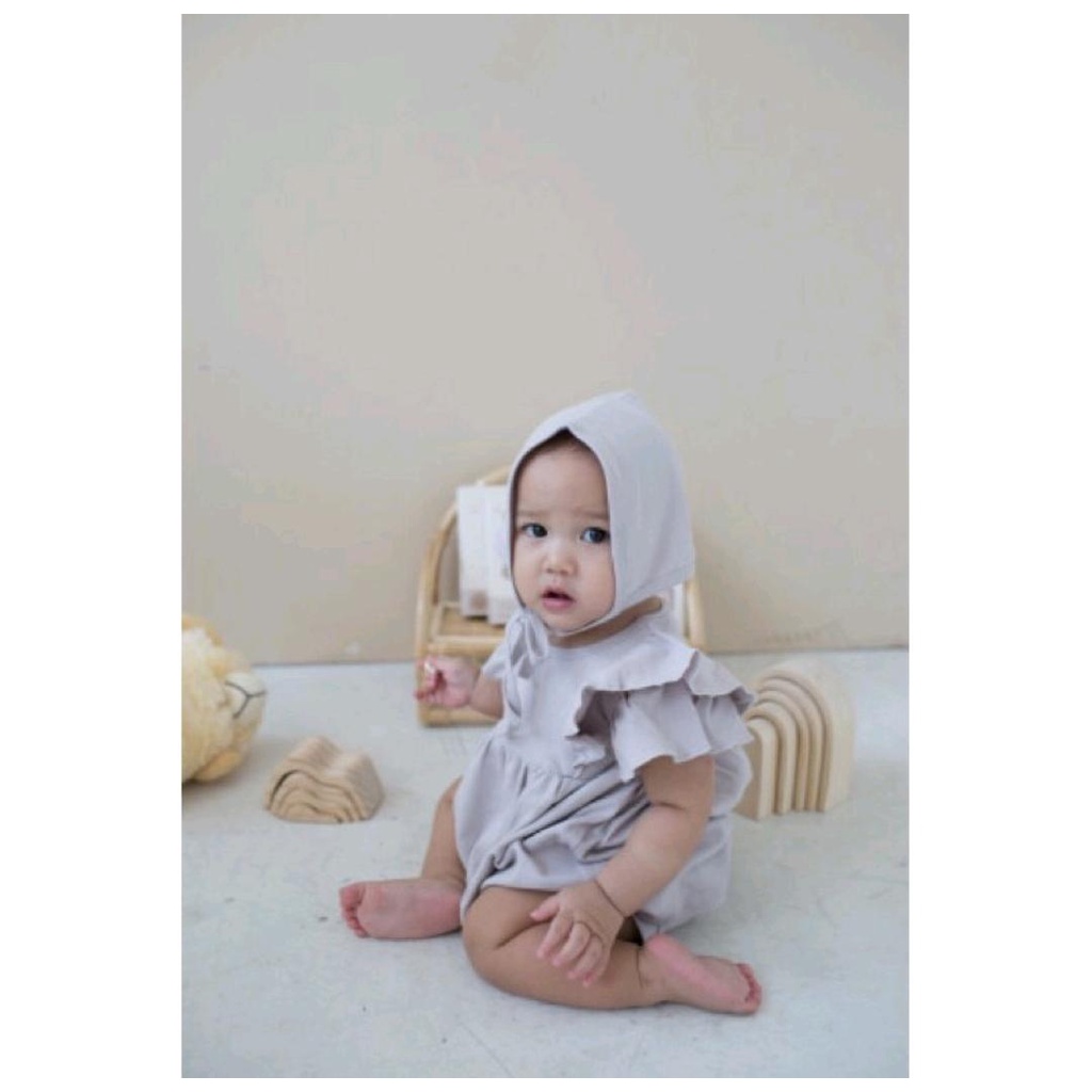 COTTON CUB RUFFLE ROMPER / ROMPER / JUMPER / FASHION