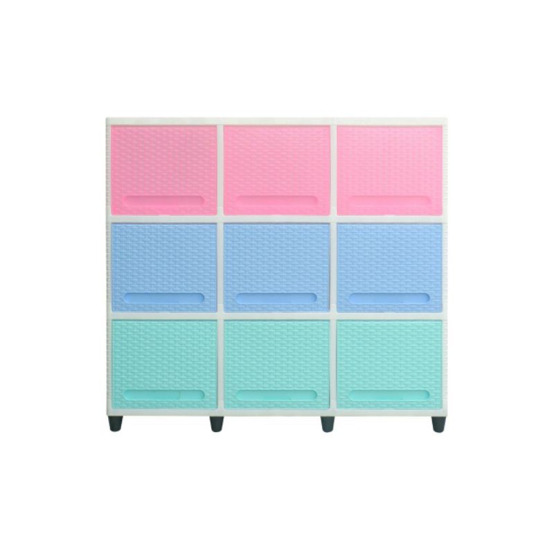 LEMARI PLASTIK CABINET || BUFFET PLASTIK || LOCKER PLASTIK || TRIPLE FLIP CLUB