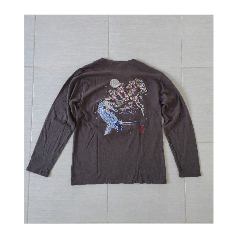 Kaos Sukajan Bordir Koi