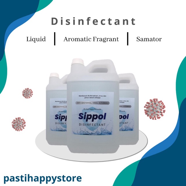 Disinfectant Sippol 5 Liter / Disinfektan Sippol