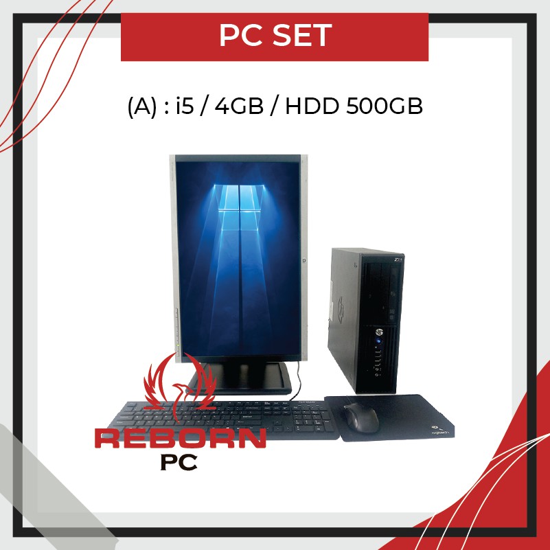 PC HP Z210 Mini Workstation dan Monitor HP 2205WG 22 Inch - Paket - 0