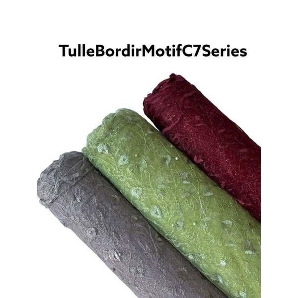 Tulle Bordir Motif C7 Series