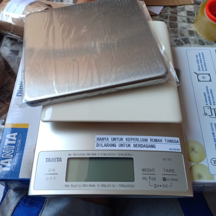 Tanita Timbangan Dapur KD-321 Digital Kitchen Scale 3kg / 0.1gr MURAH