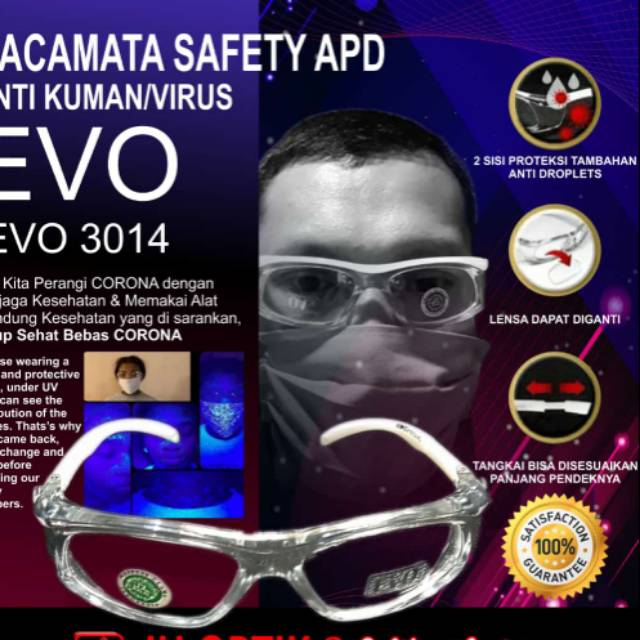 Kacamata safety, APD,