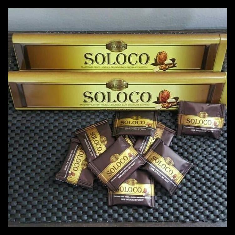  SOLOCO-AU ASLI AUSTRALIA ORIGINAL SALOCO ORI 1BOX ISI 12 PERMEN COKLAT KODE