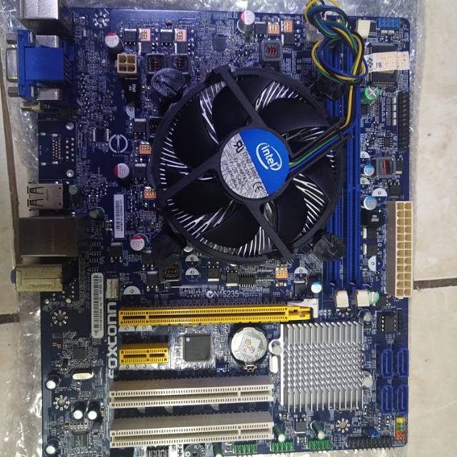 Paket mainbord lga 1155 h61 ddr3 prosesor core i5 2400 plus fan