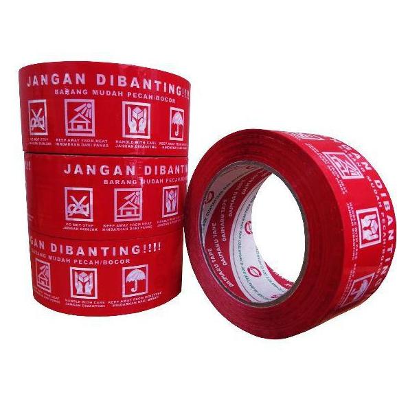 Lakban Fragile Jangan Di Banting Daimaru Merah