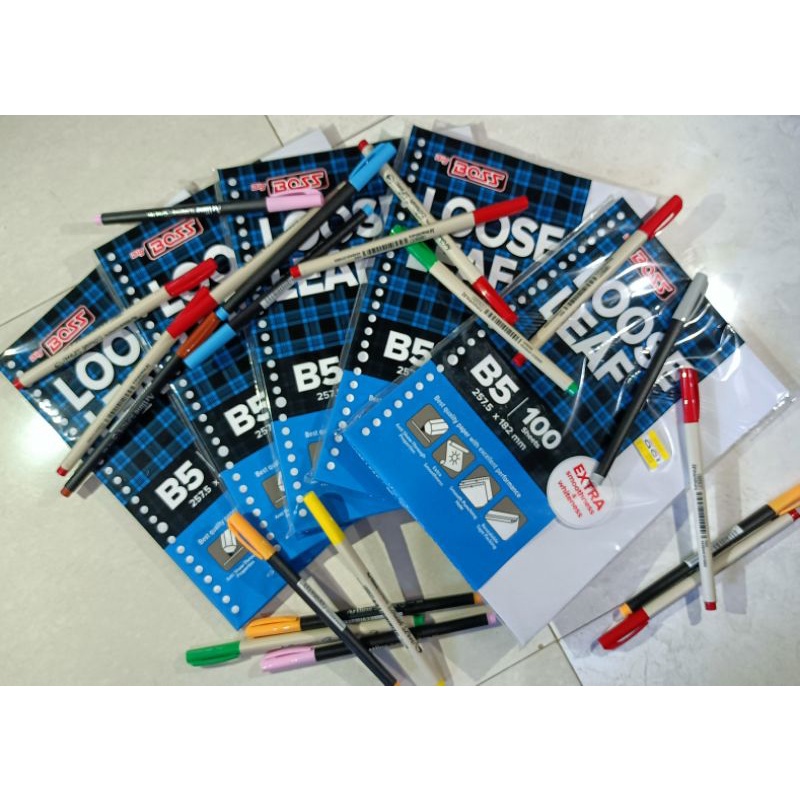 

LOOSE LEAF BIG BOSS TIDAK BERGARIS UKURAN B5 ISI 100 LEMBAR