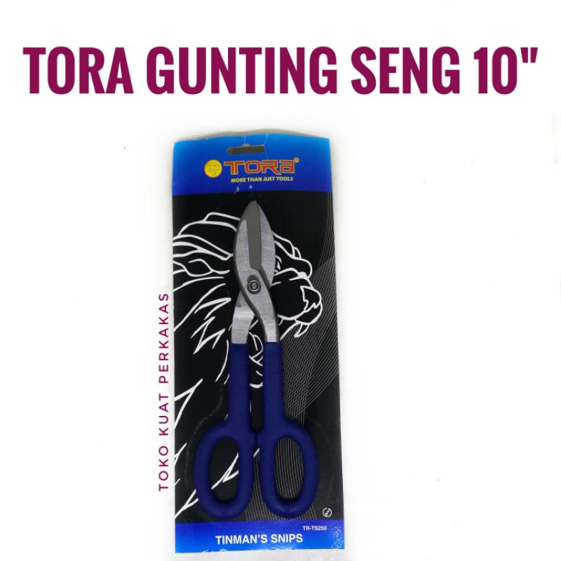 

Gunting seng 10" Tora gunting plat 250mm