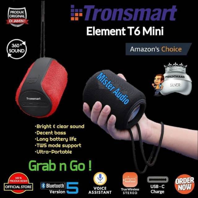 Tronsmart Element T6 Mini / T 6 Mini Portable Bluetooth Speaker